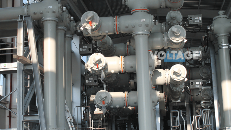 30 kV ABB GIS Installation at Dniester PSP | High-Voltage Substation ...